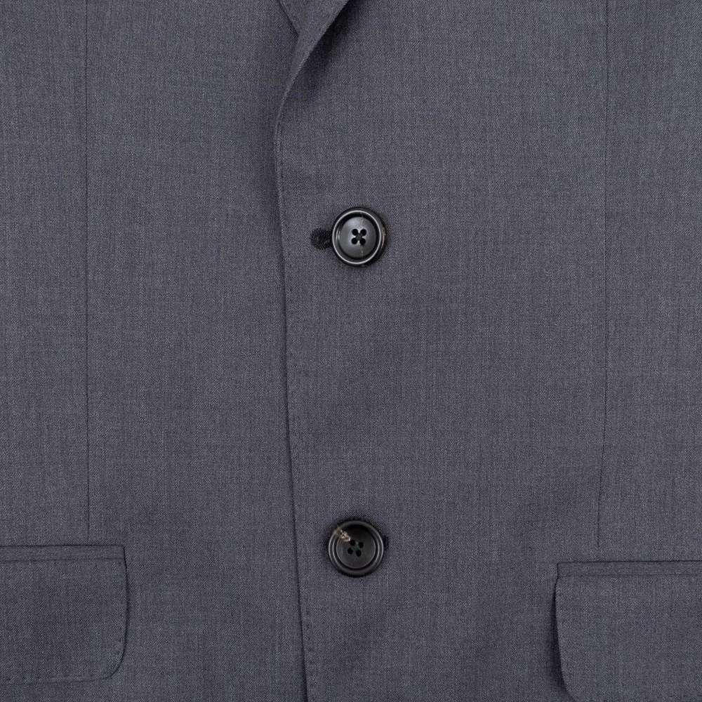 NWOT GUCCI Slim Fit Wool Suit Men's 46 Gray